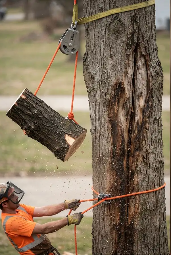 Rigging down a compromised maple